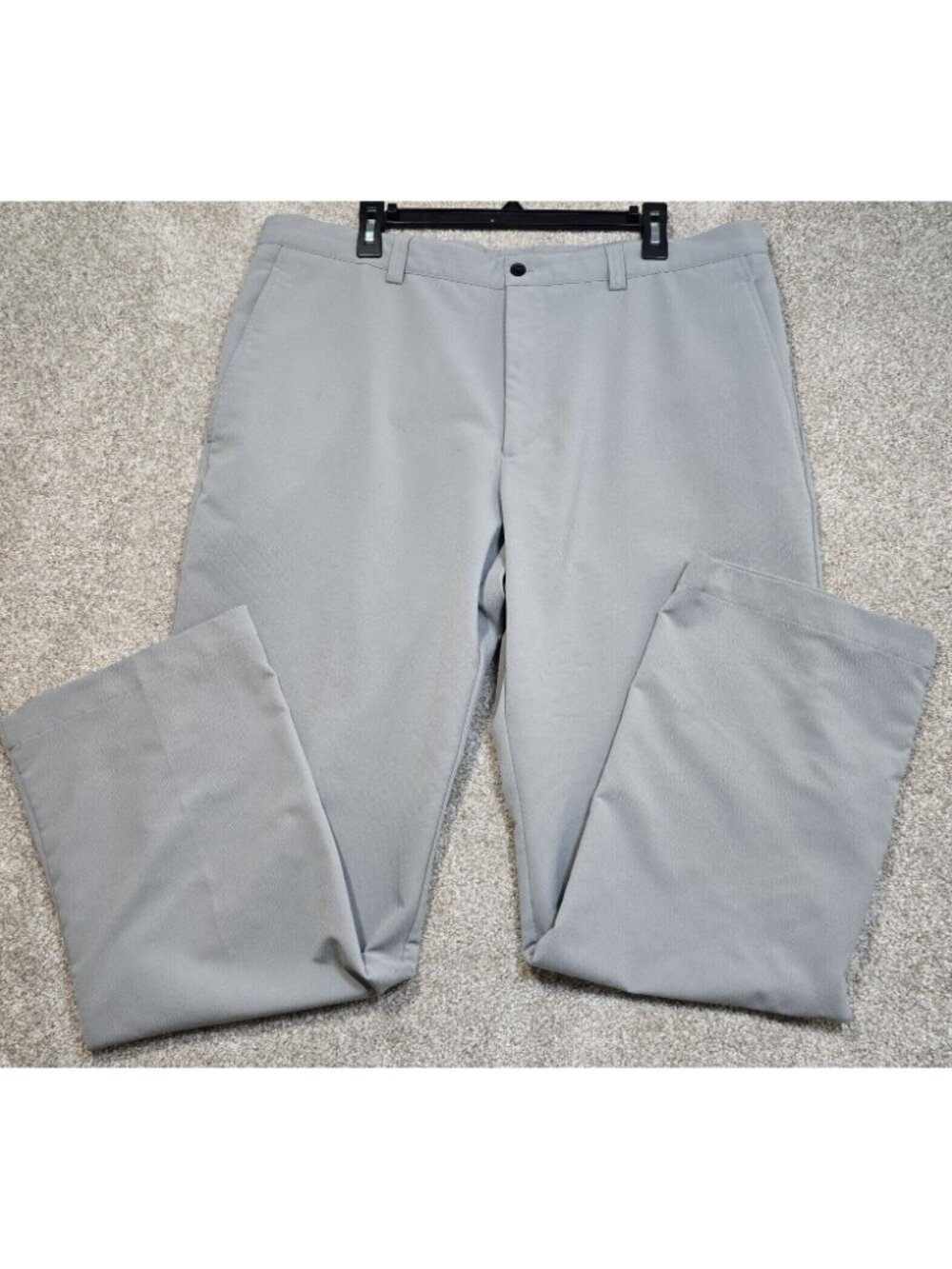 Golf Pants Cutter & Buck CB DryTec Gray Lightweight Pockets Comfort Men's 38x32 - Picture 2 of 11
